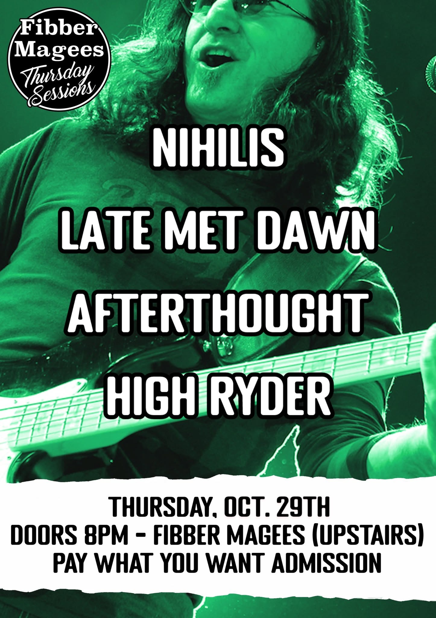 FMTS#269: Nihilis / Desperity / Afterthought / High Ryder , open till late